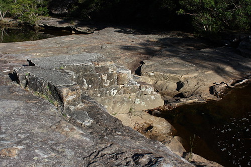 The old pool wall