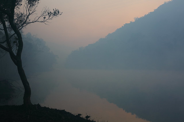 Smoke at the river